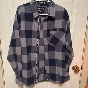 Men’s Canada weather gear flannel shirt size xxl c-1